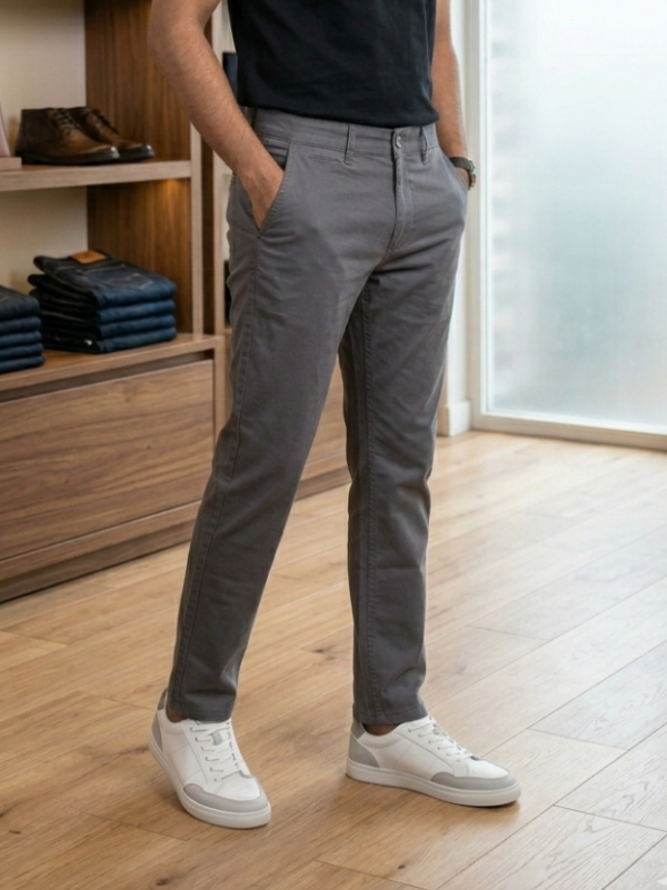 Men's Canvas Cotton Chino Pant